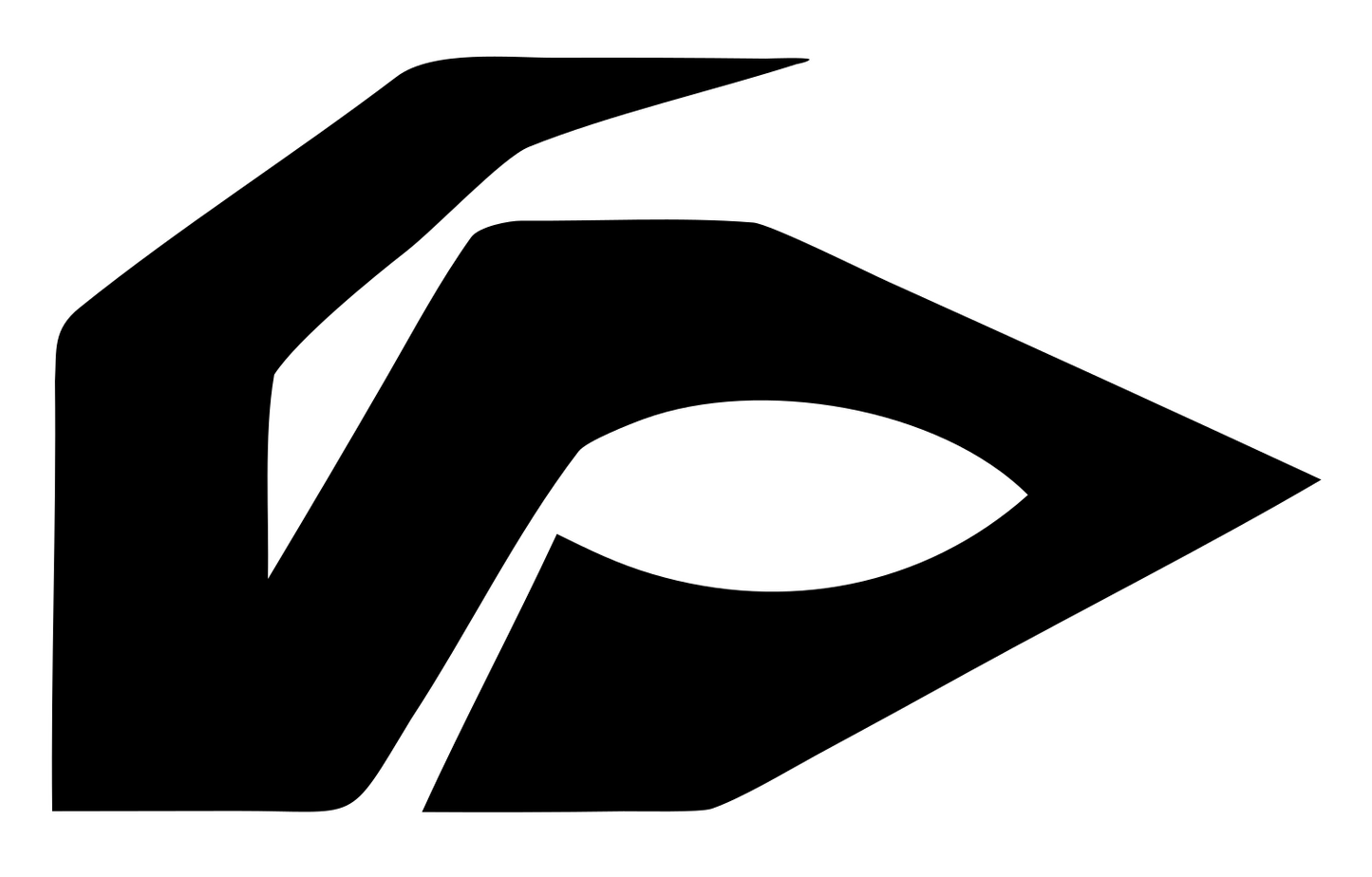 Geometric VR Mask Icon #ffffff/#000000