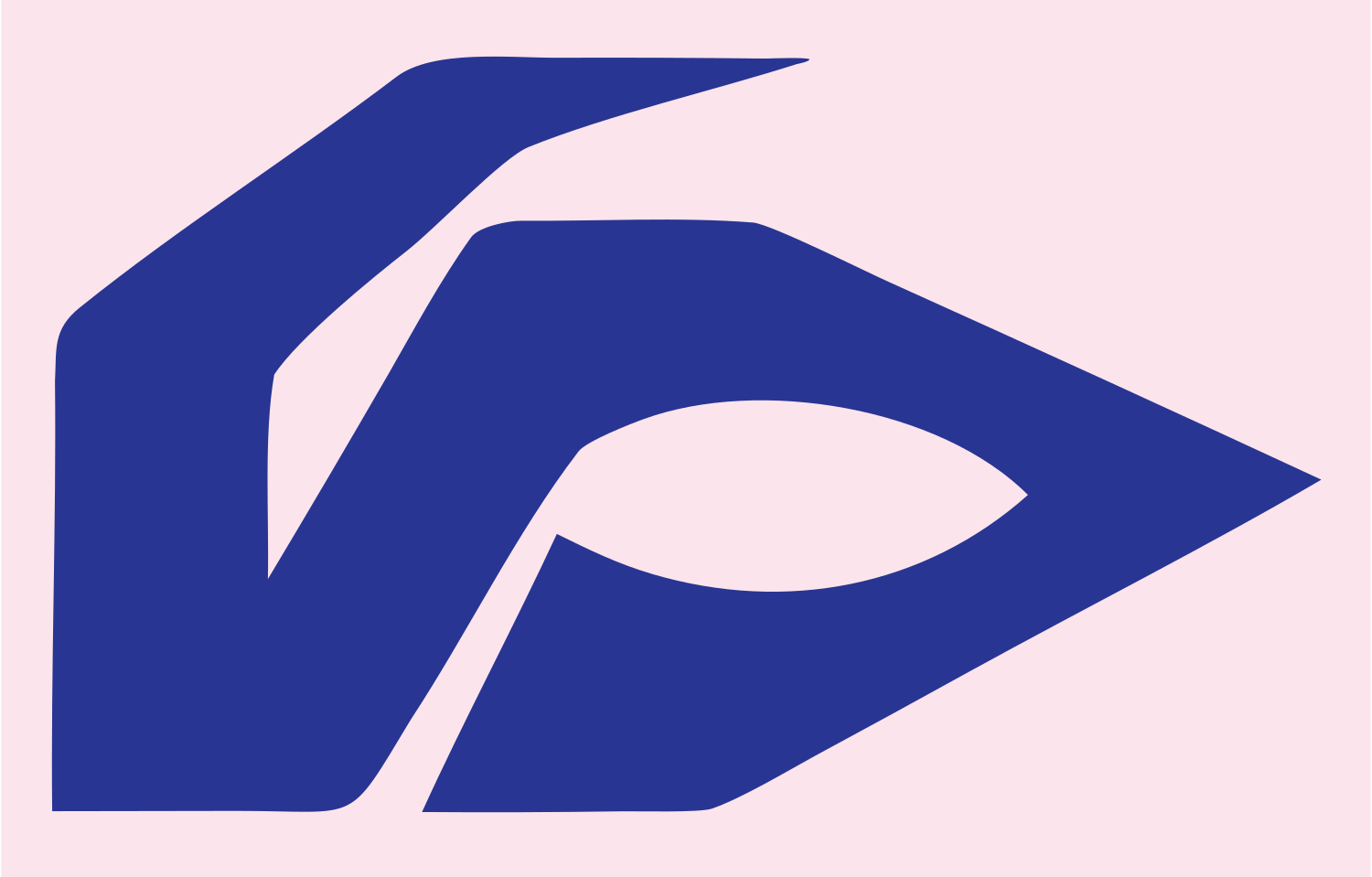 Geometric VR Mask Icon #fce4ec/#283593