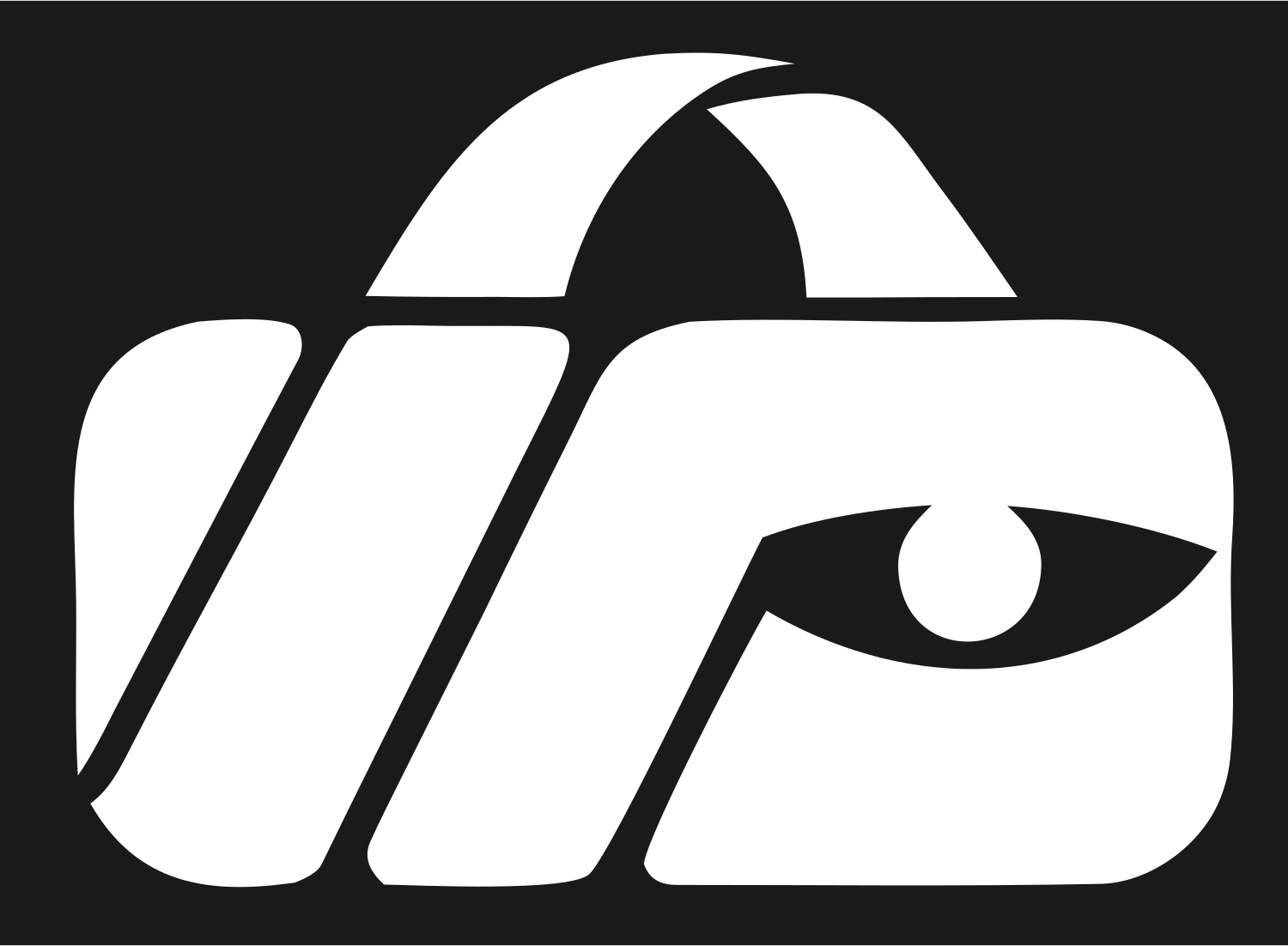 Bold VR Headset Eye Mark #1a1a1a/#ffffff