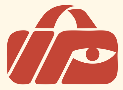 Bold VR Headset Eye Mark #fff8e7/#c44536