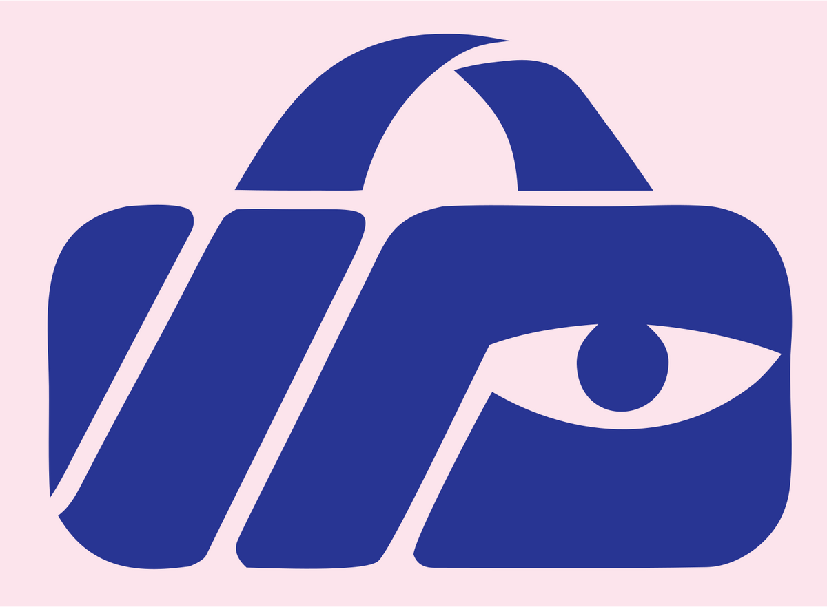Bold VR Headset Eye Mark #fce4ec/#283593