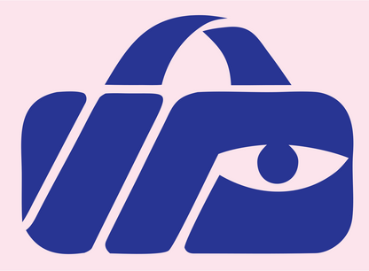 Bold VR Headset Eye Mark #fce4ec/#283593