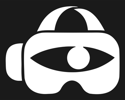 VR Goggles Eye Badge #1a1a1a/#ffffff