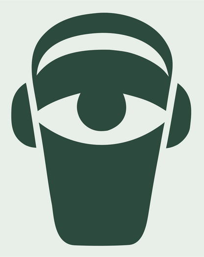 Bold VR Headset Emblem #e8efe9/#2d4a3e
