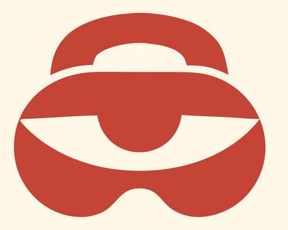 Bold VR Goggles Crest #fff8e7/#c44536