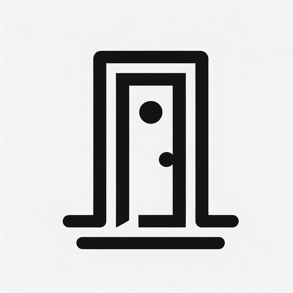 Abstract Door Logo