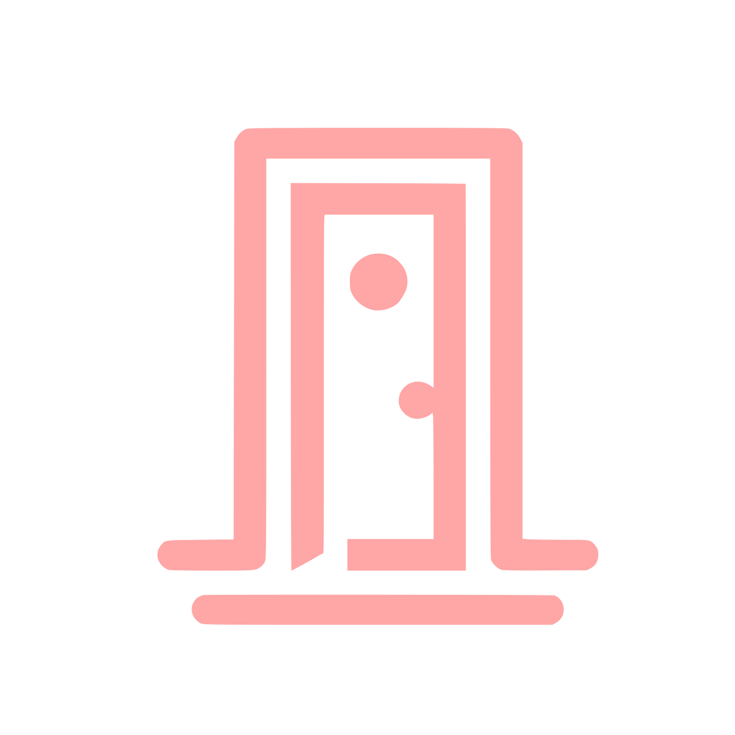 Abstract Door Logo #ffa6a6