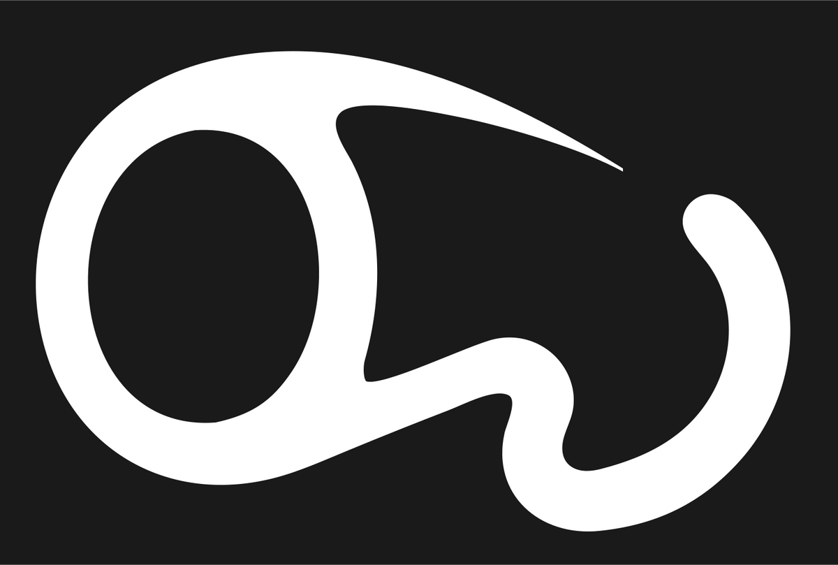 Fluid VR Headset Side Crest #1a1a1a/#ffffff