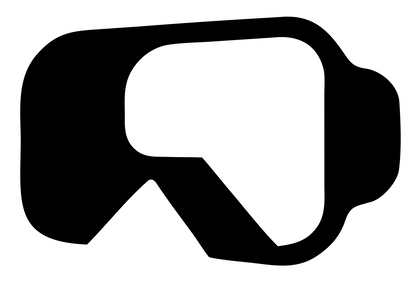 VR Goggles Side Logo #ffffff/#000000