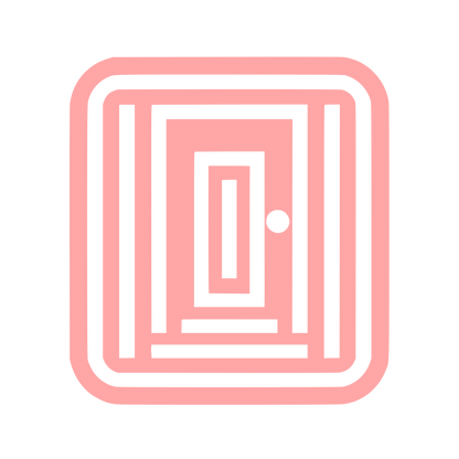 Door Logo #ffa6a6