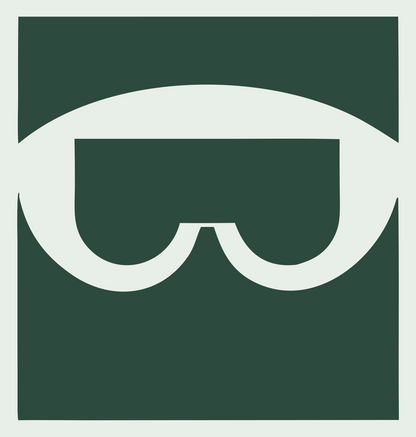 Negative Space VR Headset Badge #e8efe9/#2d4a3e