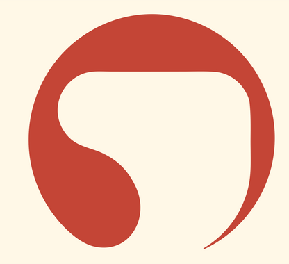 Negative Space VR Goggles Mark #fff8e7/#c44536