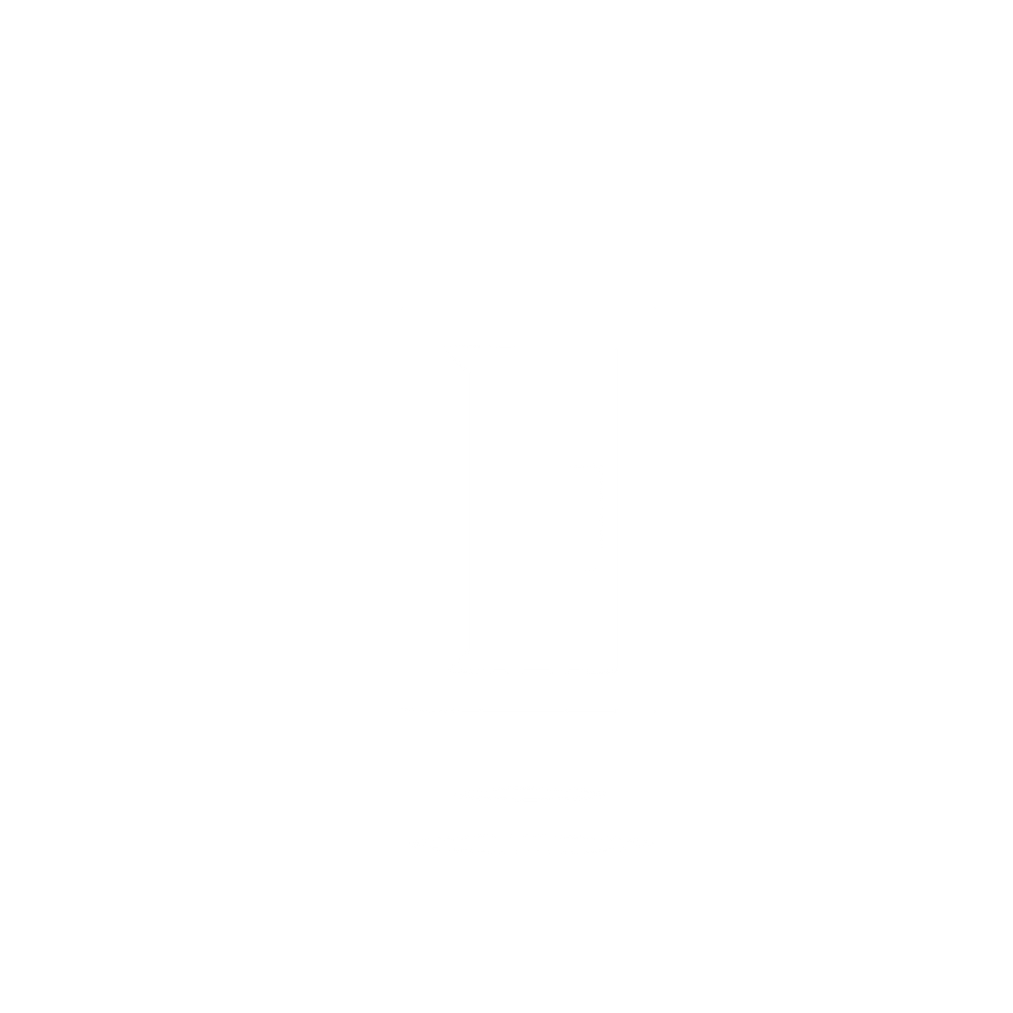 Minimalist Door Logo #ffffff