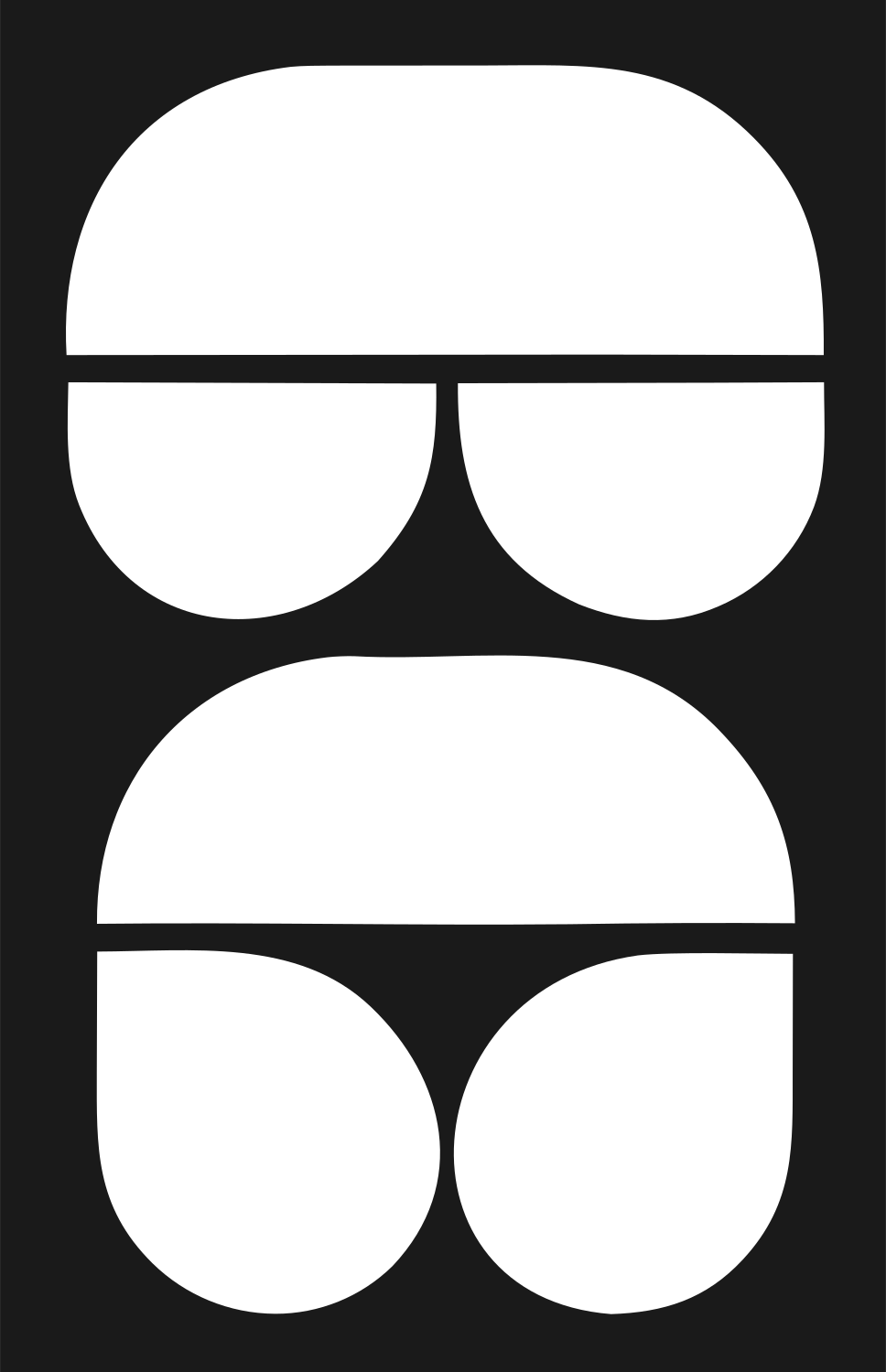 Bold VR Headset Stack Badge #1a1a1a/#ffffff