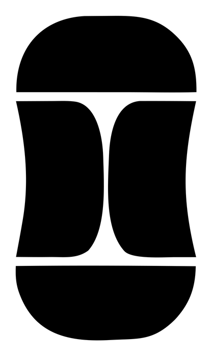 Blocky VR Headset Icon #ffffff/#000000