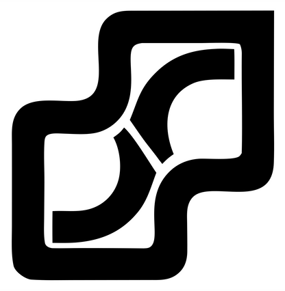 Monoline Interlocked Panel Mark #ffffff/#000000