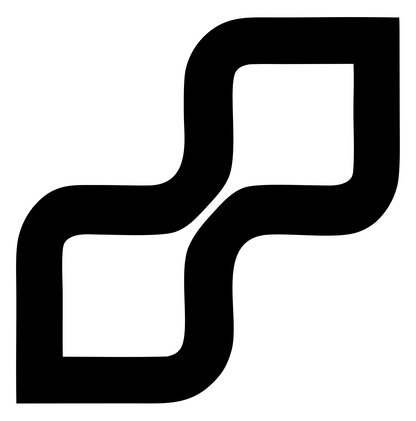 Monoline Zigzag Step Mark #ffffff/#000000