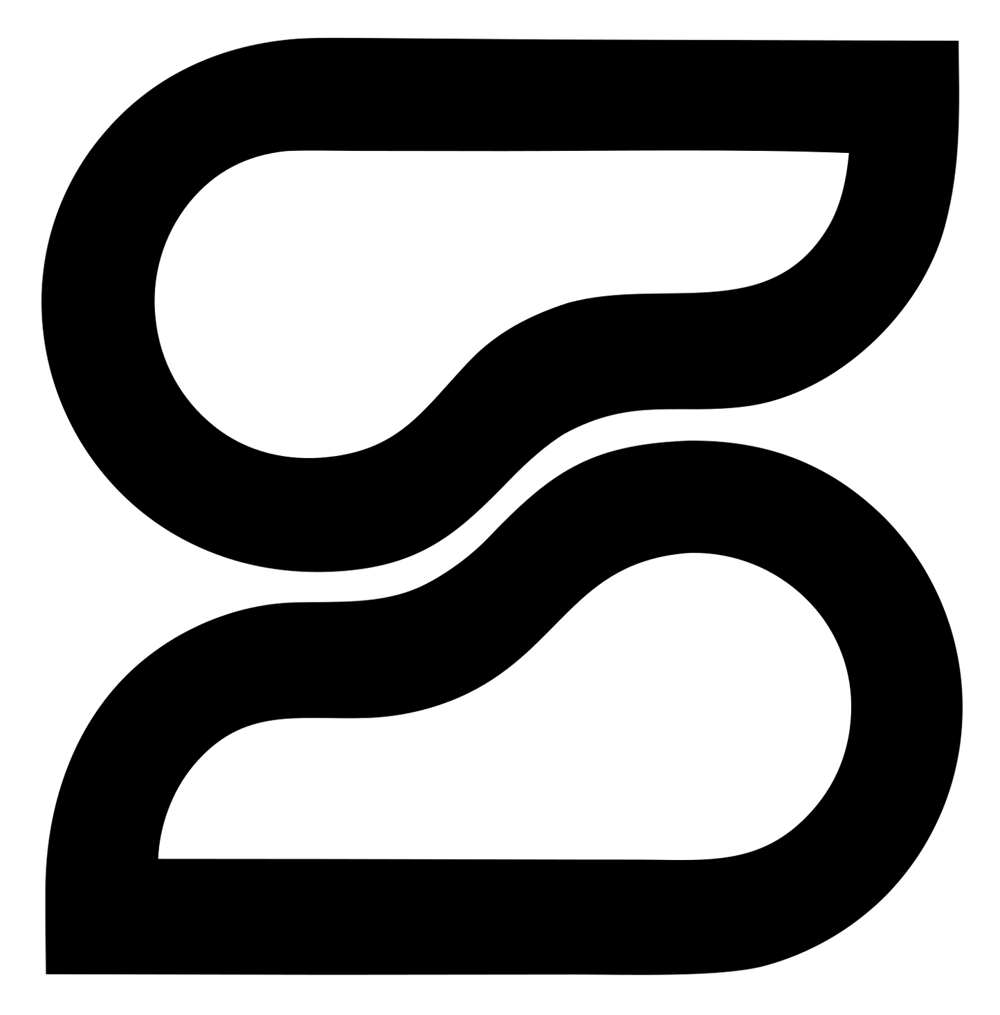 Monoline S-Scroll Panel Mark #ffffff/#000000
