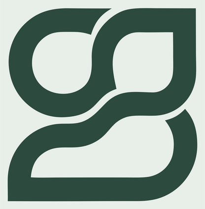 Monoline Double Loop Mark #e8efe9/#2d4a3e