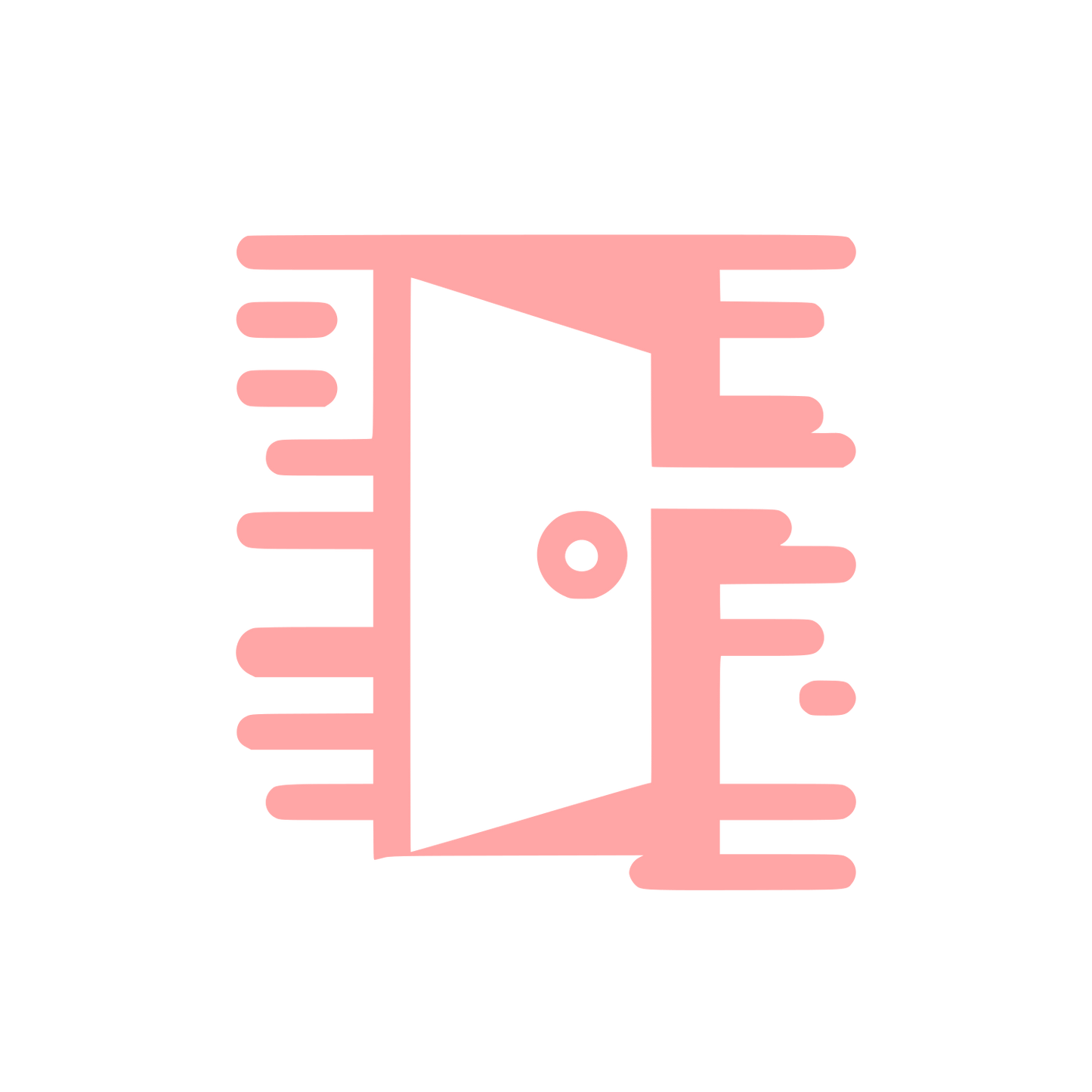 Door Logo #ffa6a6
