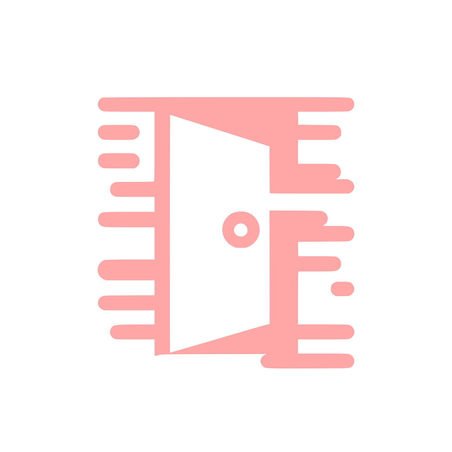 Door Logo #ffa6a6