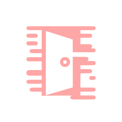 Door Logo #ffa6a6