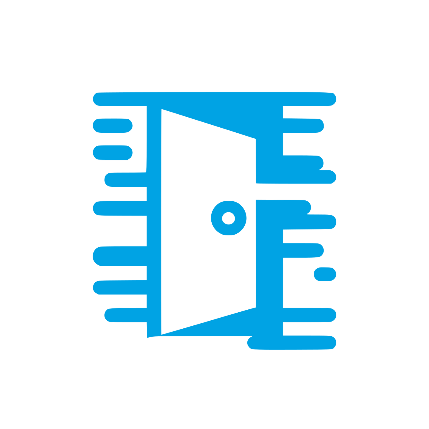 Door Logo #00a3e4