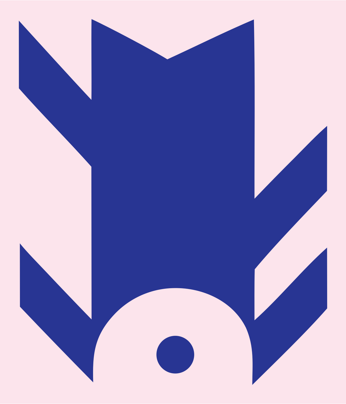 Bold Meteor Solar Panel Mark #fce4ec/#283593
