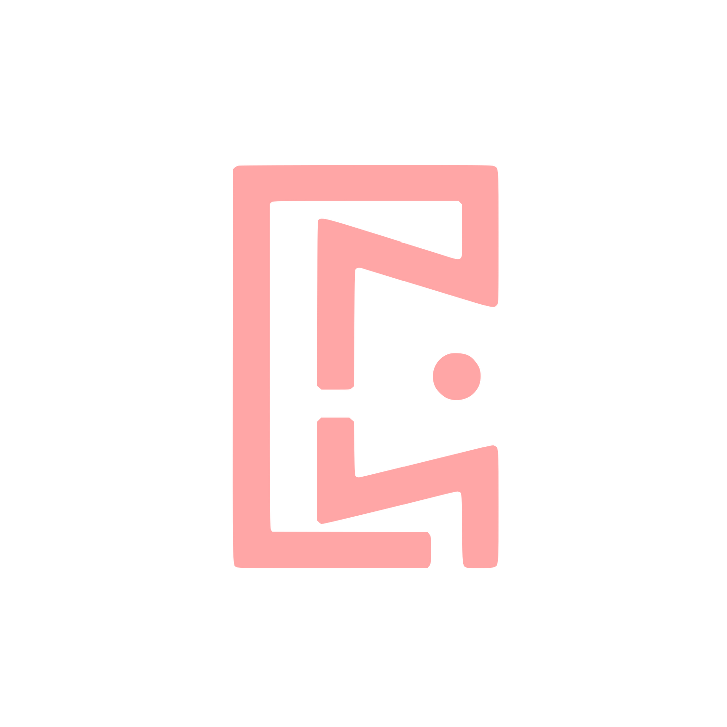 Abstract Person Logo #ffa6a6