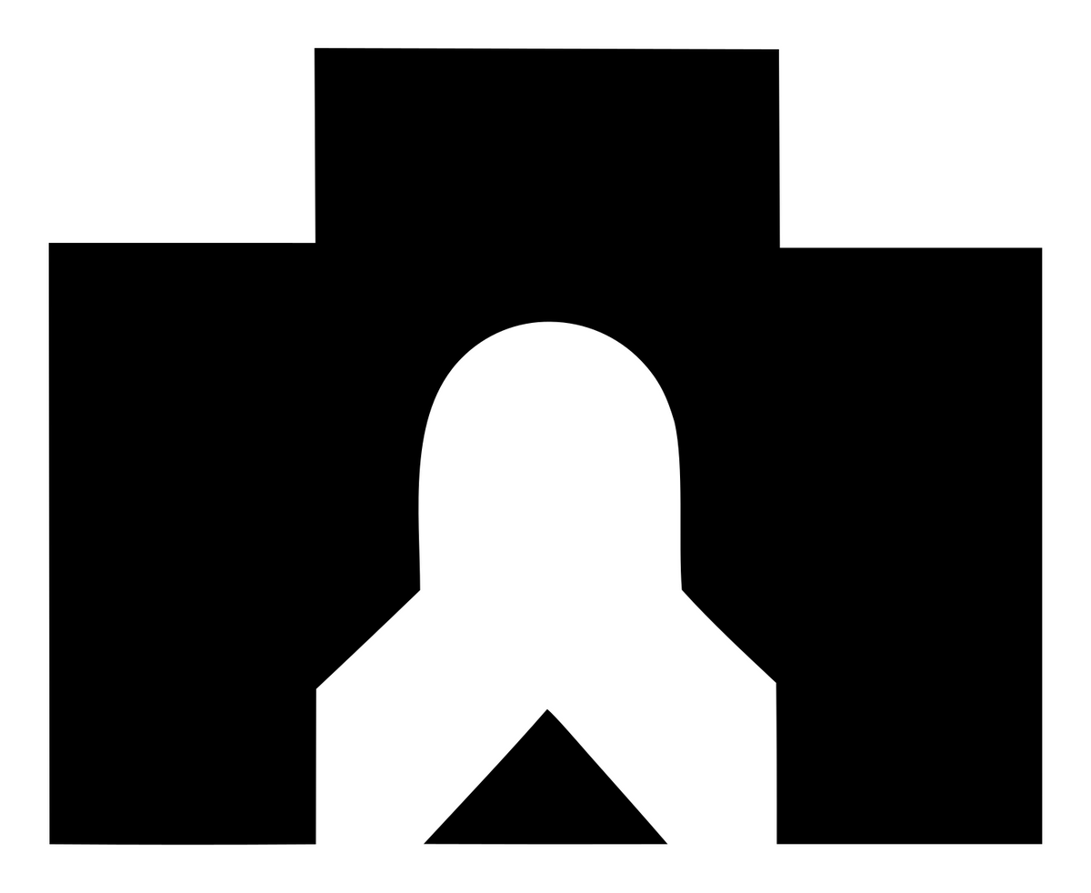 Negative Space Gateway Solar Mark #ffffff/#000000