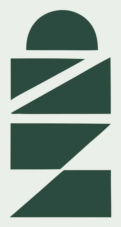Chunky Lighthouse Solar Emblem #e8efe9/#2d4a3e
