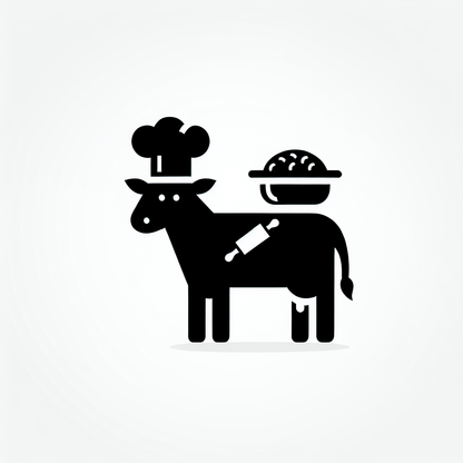 Goat Chef Hat Logo