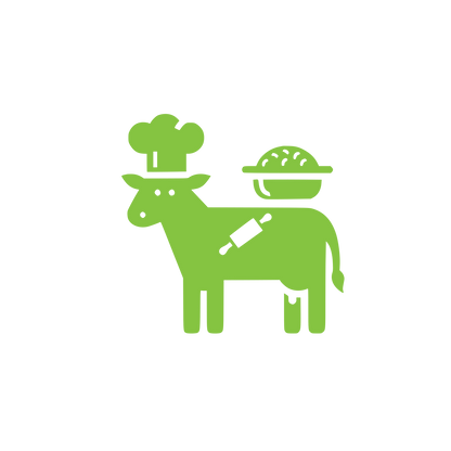 Goat Chef Hat Logo #85C441