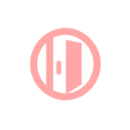 Door Logo #ffa6a6