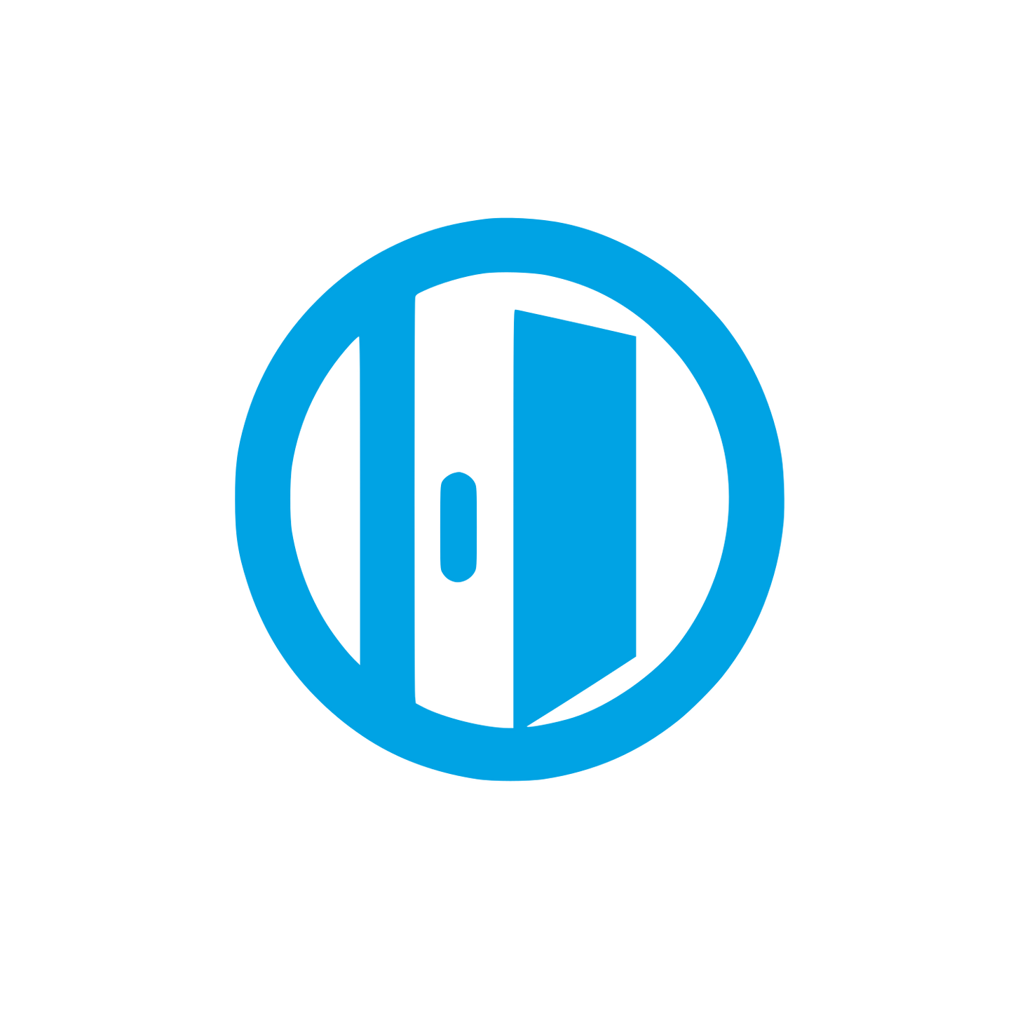 Door Logo #00a3e4