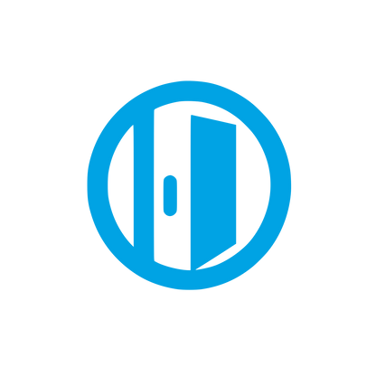 Door Logo #00a3e4