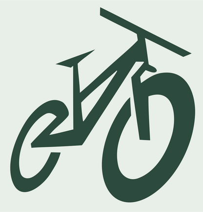 Bold Mountain Bike Frame Icon #e8efe9/#2d4a3e
