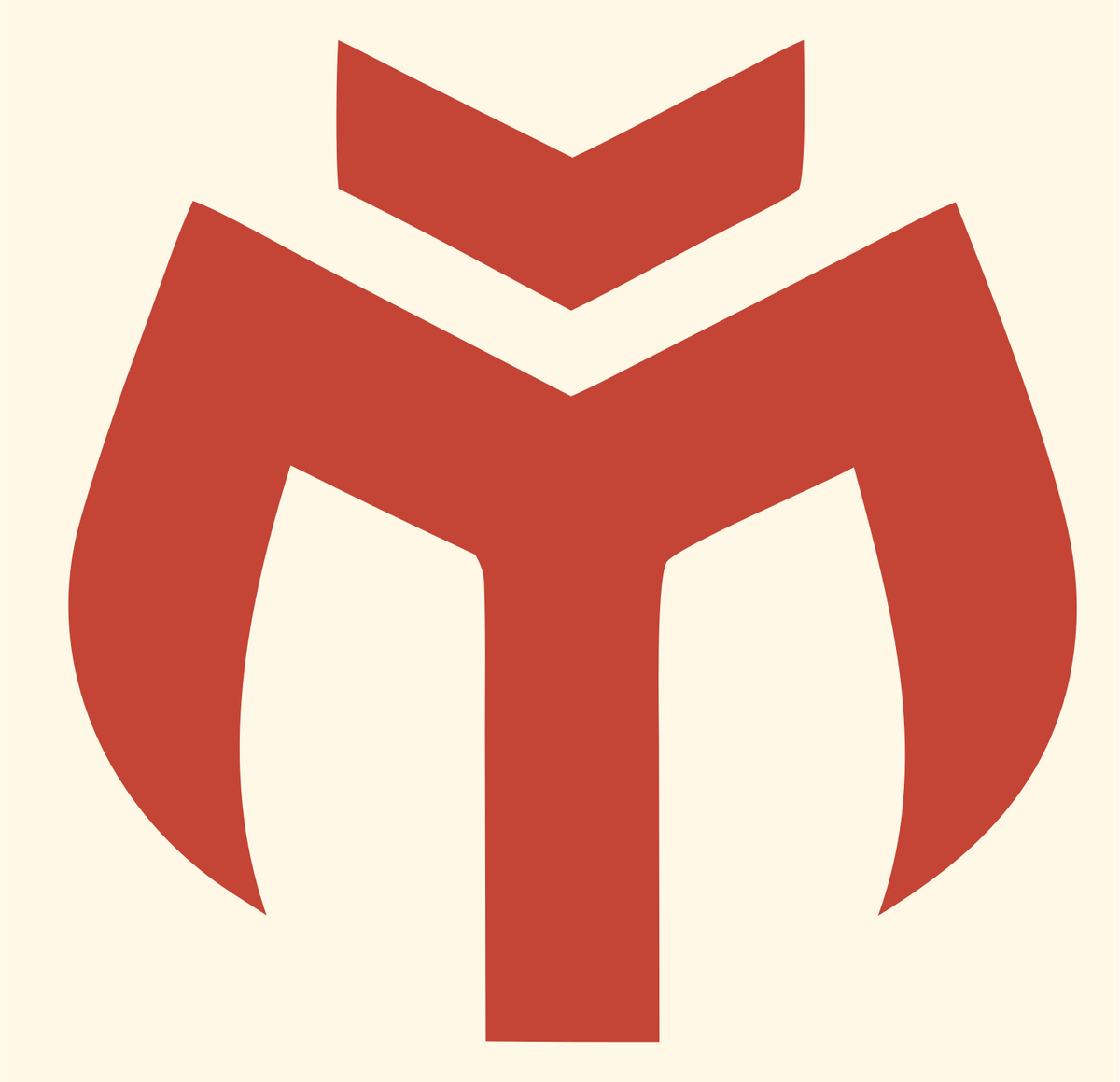 Bold Spartan Helmet MTB Mark #fff8e7/#c44536