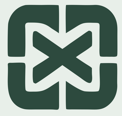 Bold Cross Frame MTB Mark #e8efe9/#2d4a3e