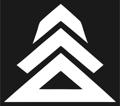 Bold Chevron Tree Mountain Mark #1a1a1a/#ffffff