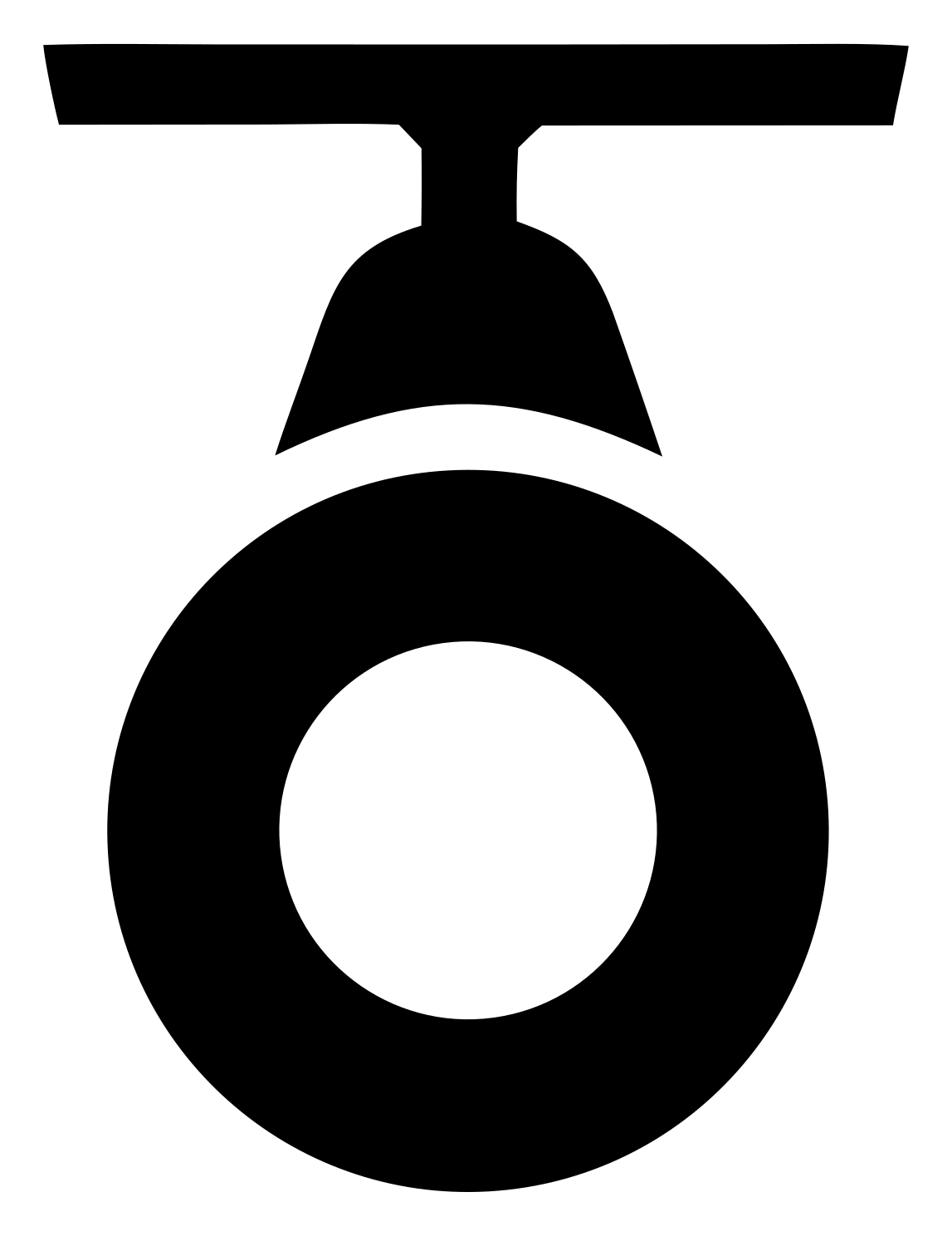 Bold Track Spotlight Wheel Mark #ffffff/#000000