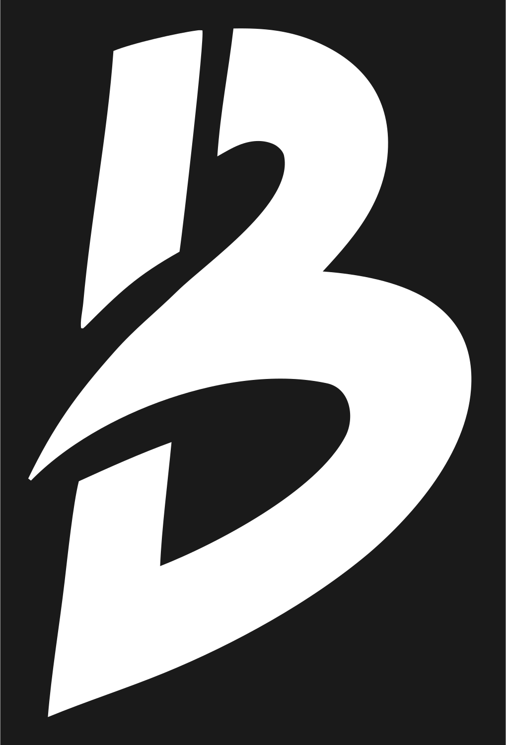 Bold Letter B MTB Mark #1a1a1a/#ffffff