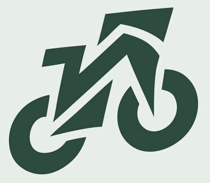 Monoline Cyclist Uphill Crest #e8efe9/#2d4a3e