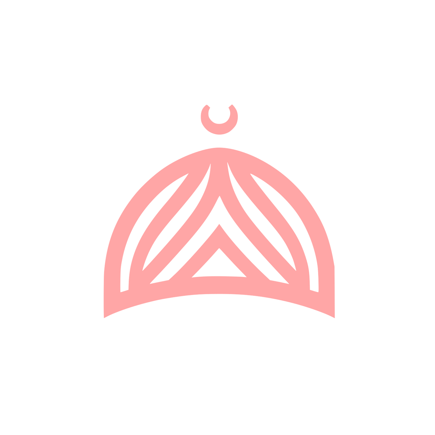 Dome Tent Logo #ffa6a6