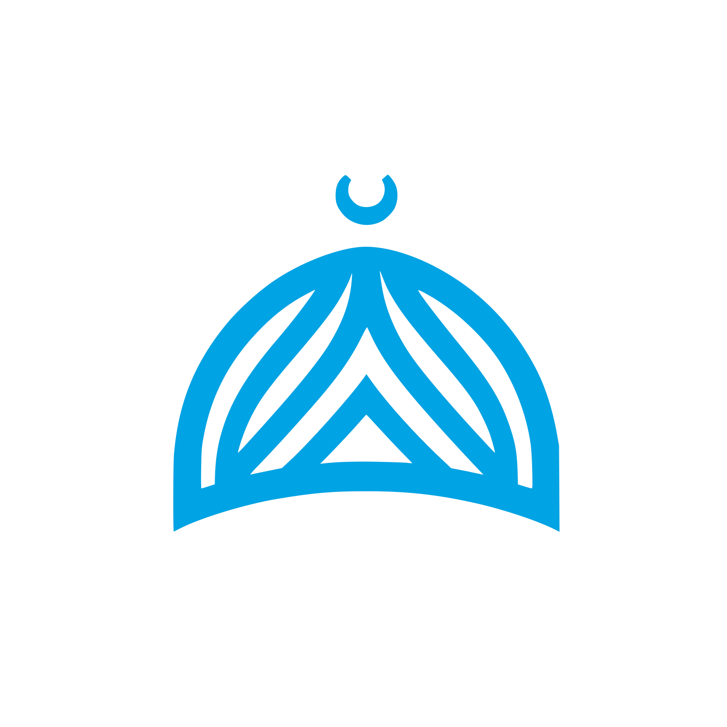 Dome Tent Logo #00a3e4