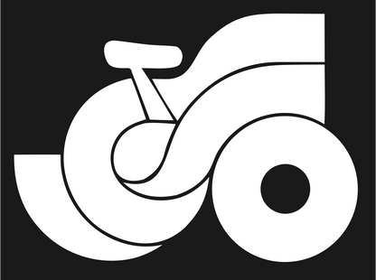 Bold Bicycle Side Profile Mark #1a1a1a/#ffffff