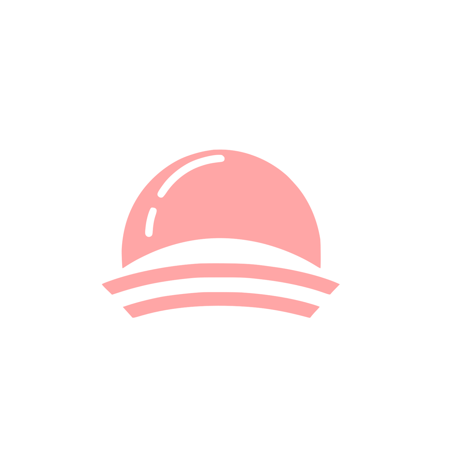 Spherical Logo Design #ffa6a6