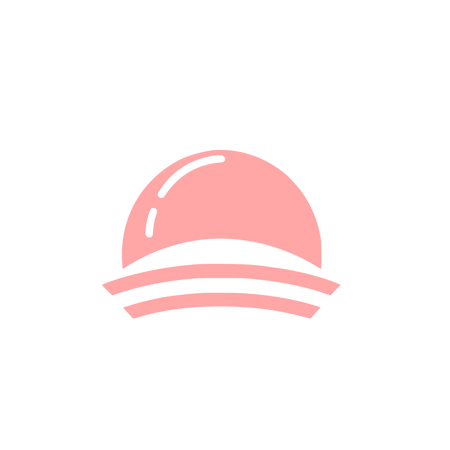 Spherical Logo Design #ffa6a6