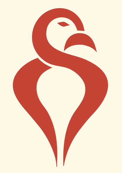 Monoline Hawk S-Curve Mark #fff8e7/#c44536
