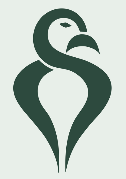 Monoline Hawk S-Curve Mark #e8efe9/#2d4a3e
